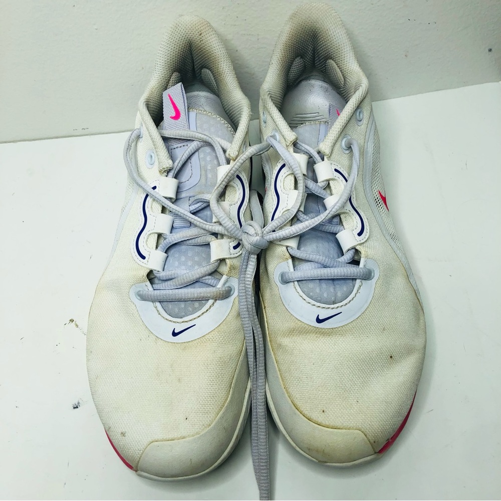 Women's Nike Court Air Max Volley Tennis Shoes 9 white pink purple